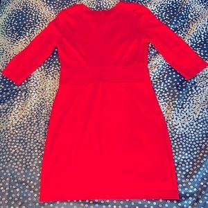 MNG red hot, knee length dress